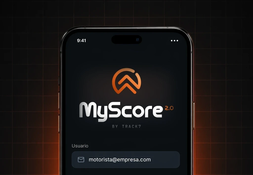 Marca aplicada na tela de login do app